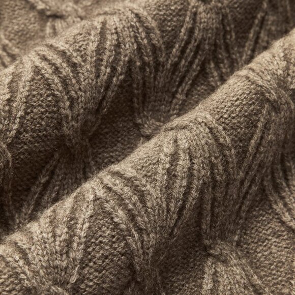 Commense Diamond Stitch Knitting Longline Cardigan - Picture 8 of 10